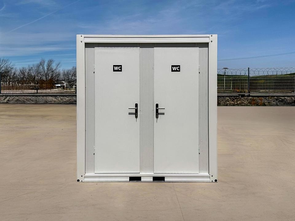 CONTENEDOR SANITARIO DE DOBLE WC (220X120M)NUEVO