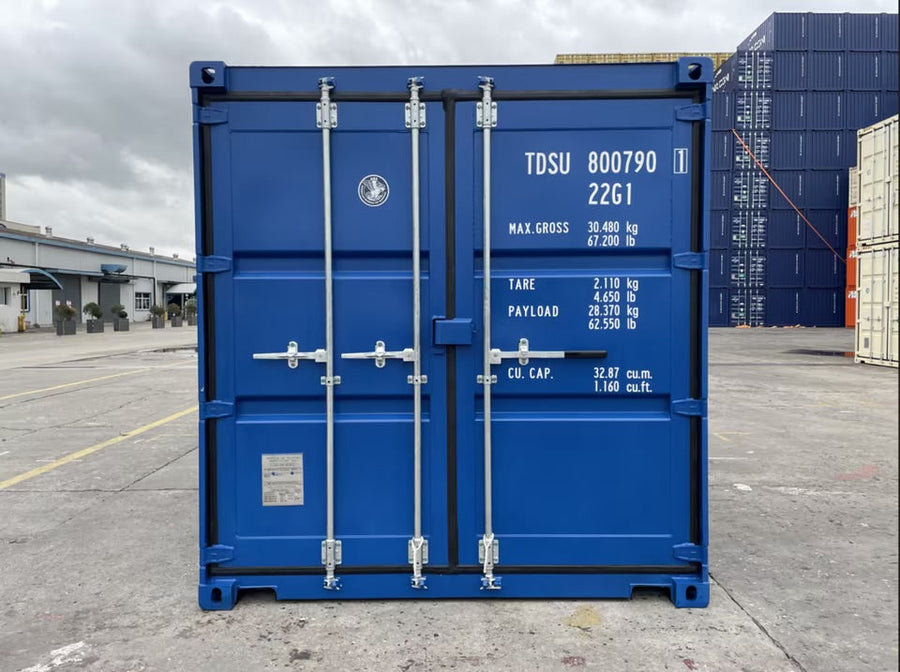 CONTENEDOR MARÍTIMO DE 20 PIES AZUL - NUEVO