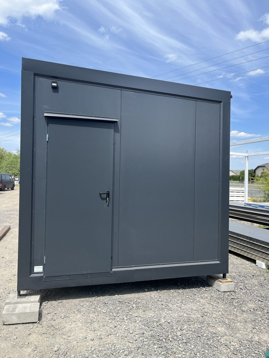 CONTENEDOR SANITARIO-2  URINARIOS-2 INODOROS-2  LAVABOS-DUCHA CON CALDERA (4X3X2,9M)